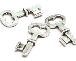 Antiksilver Nycklar 3st