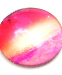 Glascabochon Galaxy Rosa 25mm