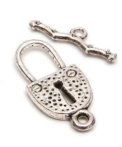Tibetsilver Toggleslås Hänglås