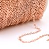 Roséguld kedja Oval 3x2mm