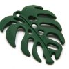 Stor berlock, Mörkgrönt Monstera Blad