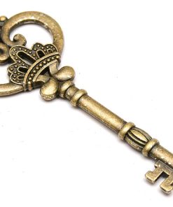 Vintage stor berlock, Nyckel 8cm