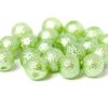 Strukturpärlor Vårgrön 6mm