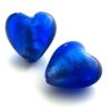 Silverfoil Hjärta Blå 20mm