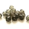 Glaspärlor Bicones 6mm Rök