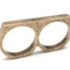 Vintage Dubbelring stomme