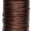 STORPACK Satintråd Rattail 2mm Brun