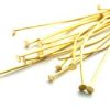 STORPACK Guldpläterade Hattpinnar 5cm
