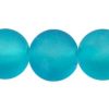 STORPACK Frostade glaspärlor 8mm Turkos