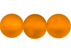 STORPACK Frostade glaspärlor 8mm Orange