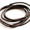 Äkta lädersnöre 3mm Brun