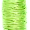 Satintråd Rattail Neongrön 2mm