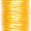Satintråd Rattail Gul 2mm