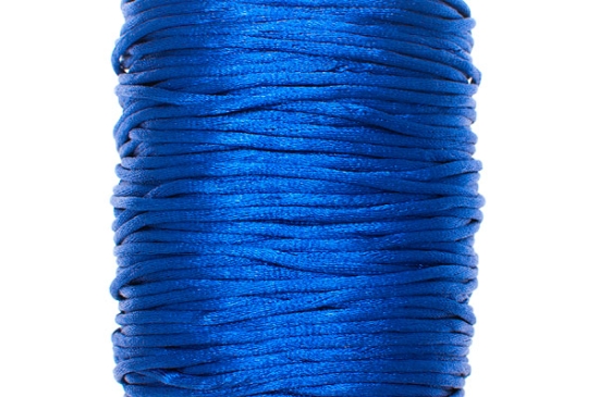 Satintråd Rattail Blå 2mm