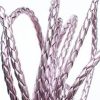 Faux Lädersnöre flätat Lavendel