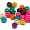 Träpärlor runda 5mm Mix
