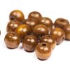 Träpärlor Ljusbrun 8mm