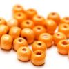 Träpärlor 6mm Orange