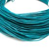 Äkta Lädersnöre 1mm Teal