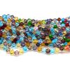 Hel sträng Glaspärlor Bicones MIX