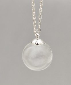 Glaskula att fylla, helt set 20mm (välj färg på fästet)