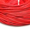 Äkta lädersnöre 2mm Röd