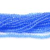 Fasetterade glasrondeller Ljusblå 6x4mm 100st