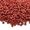 Seed beads 11/0, 2mm, Opak brun