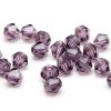 Fasetterade bicones 4mm Lila