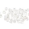 Akrylpärlor fasetterade 4mm Klar, 50st