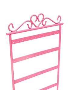 Smyckesdisplay Rosa för örhängen