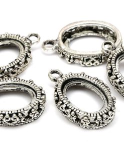 Antiksilver berlockstomme 5st