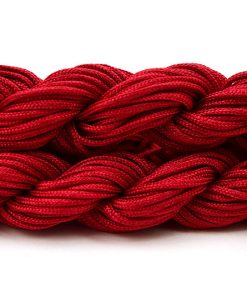 Nylontråd Vinröd 2mm, 12m
