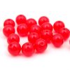 Akrylpärlor runda jadeimitation Röd 10mm