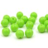 Skarvfria akrylpärlor 7mm Ljusgrön, 20st
