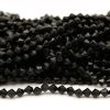 Glaspärlor Bicones 6mm Svart 55-60st