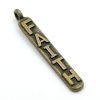 Vintage berlock, Smal stav med texten FAITH