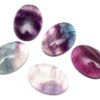 Fluorit Cabochon Oval 18x13mm