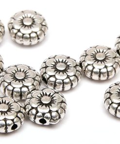Metallpärlor Blommor med ram