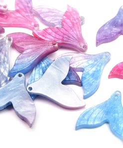 Sjöjungfru-fena, Berlock i akryl