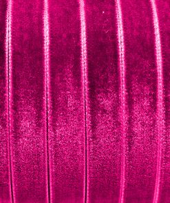 Sammetsband 10mm, Cerise
