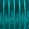 Sammetsband 10mm, Teal