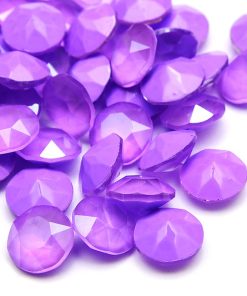 Strasspärla pointback Opal Lila 8mm