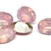 Oval cabochon med opaleffekt, Rosa 14x10mm