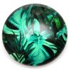 Glascabochon Monstera bladverk 25mm