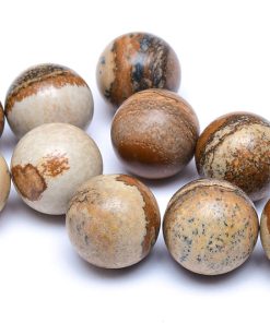 Rund Picture Jasper 18mm oborrad