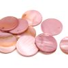 Snäckskalsplattor 16mm Dov rosa