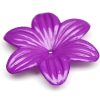 Akrylblomma stor Malva, Lila