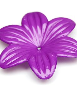 Akrylblomma stor Malva, Lila