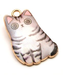 Emaljerad berlock KATT Sibirisk